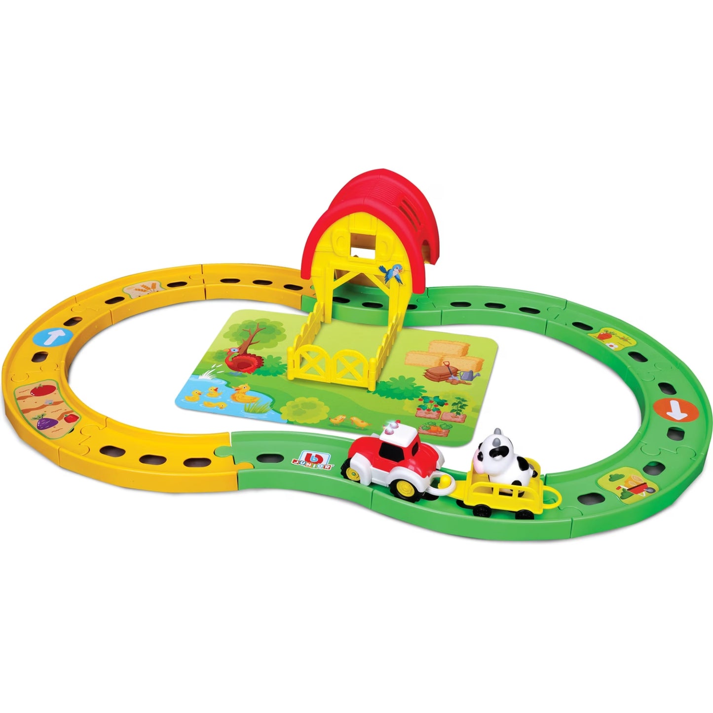 BB Junior Shake-It Runner Farm Tractor Set