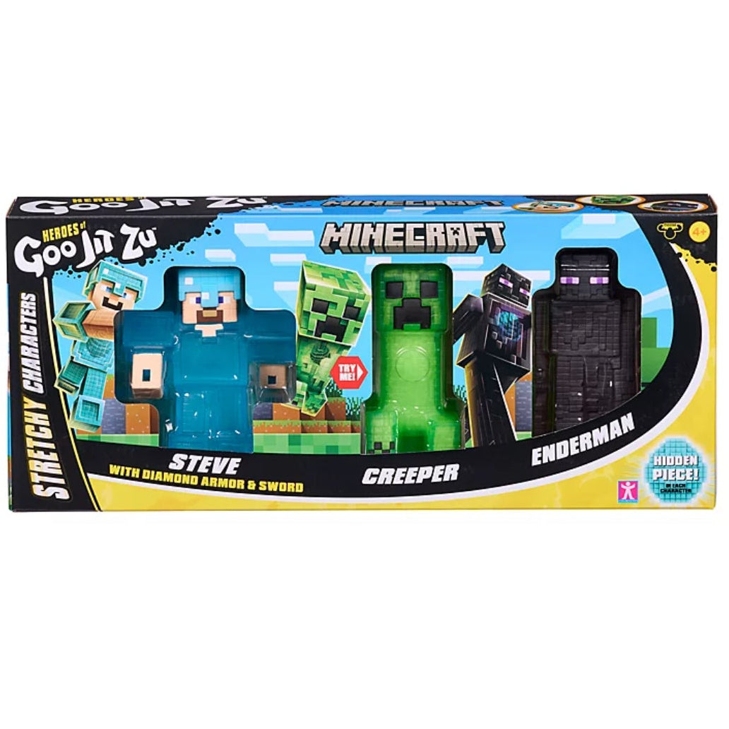 Minecraft Goo Jit Zu 3 Pack