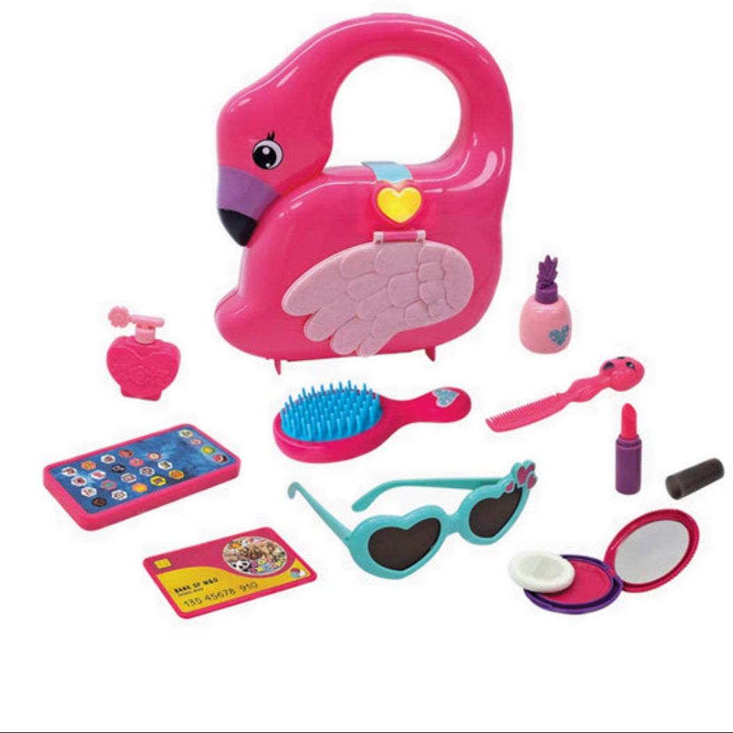 Flamingo Purse Set
