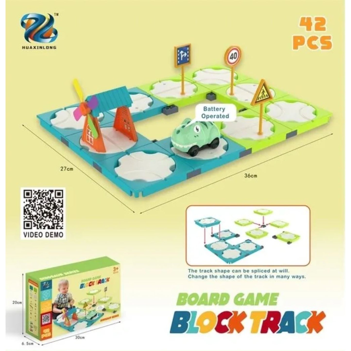 DIY Track Maze - Dinosaur - Small