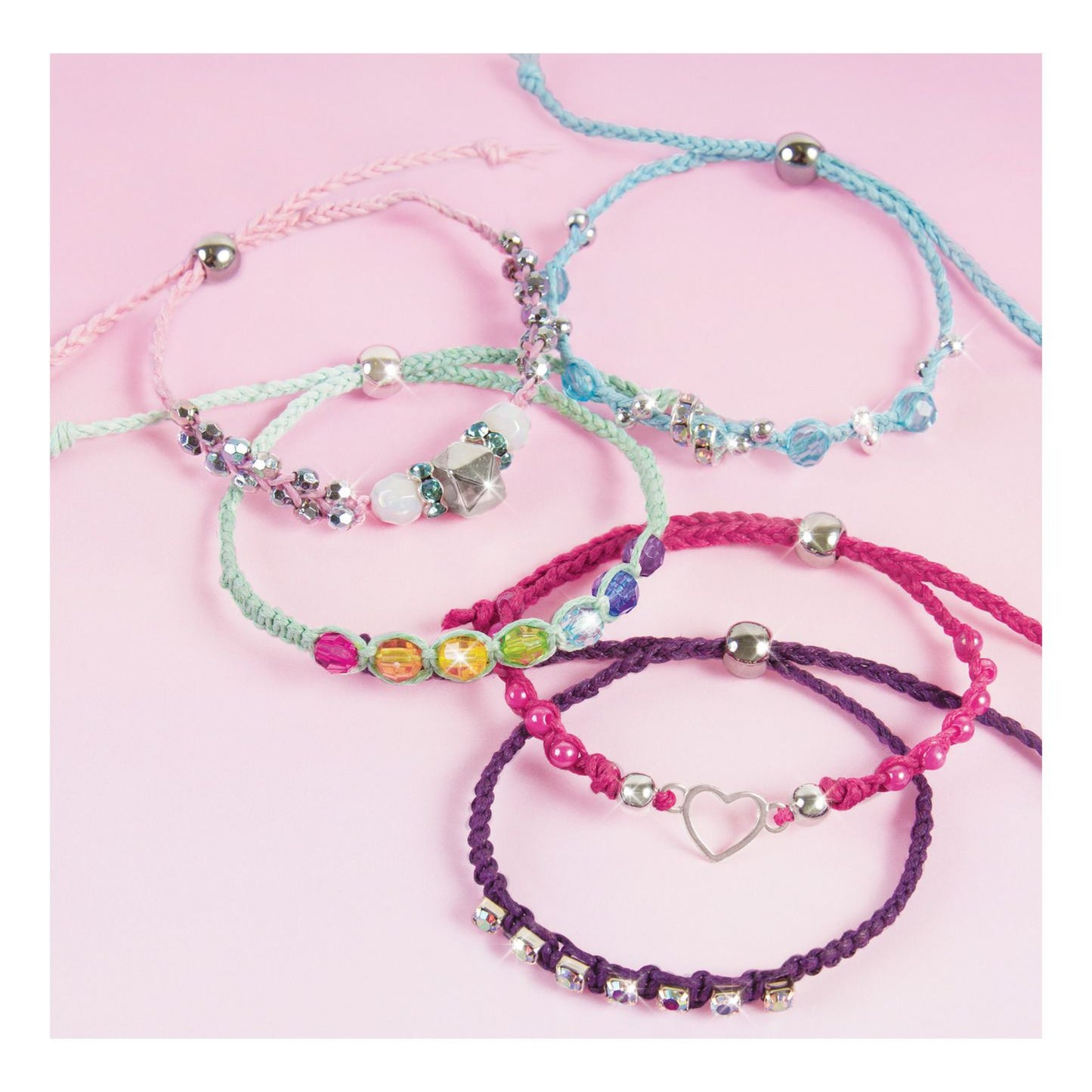 Make It Real - Rainbow Bling Bracelets