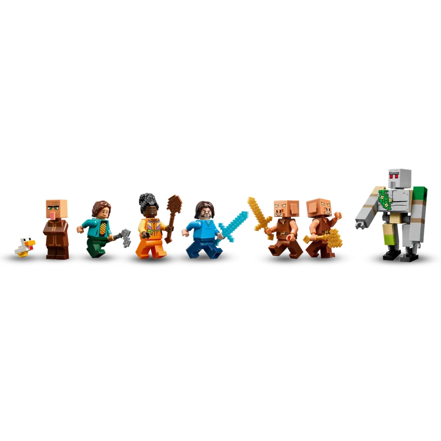 Minecraft Lego The Ghast Ballon Village Attack