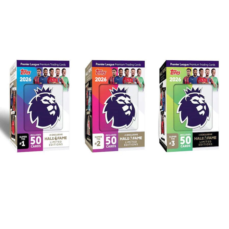 Premier League Topps Trading Cards - Super Tin