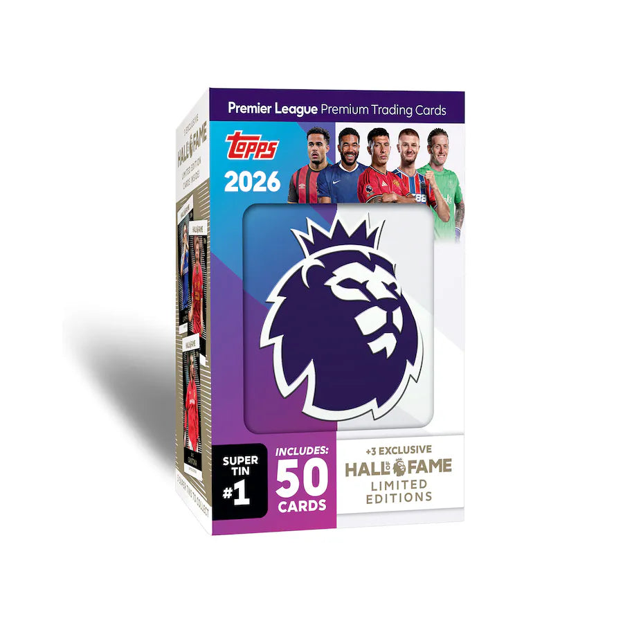 Premier League Topps Trading Cards - Super Tin
