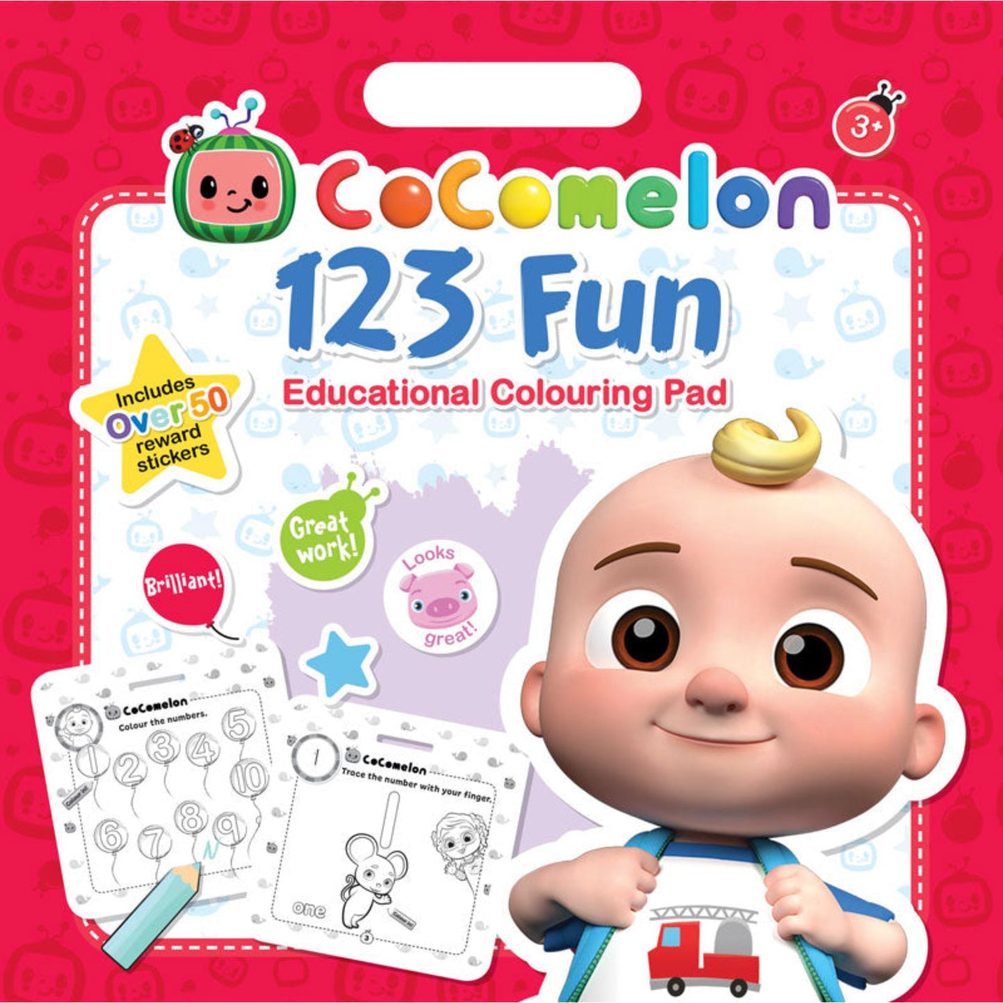 Cocomelon 123 Fun Colouring Pad