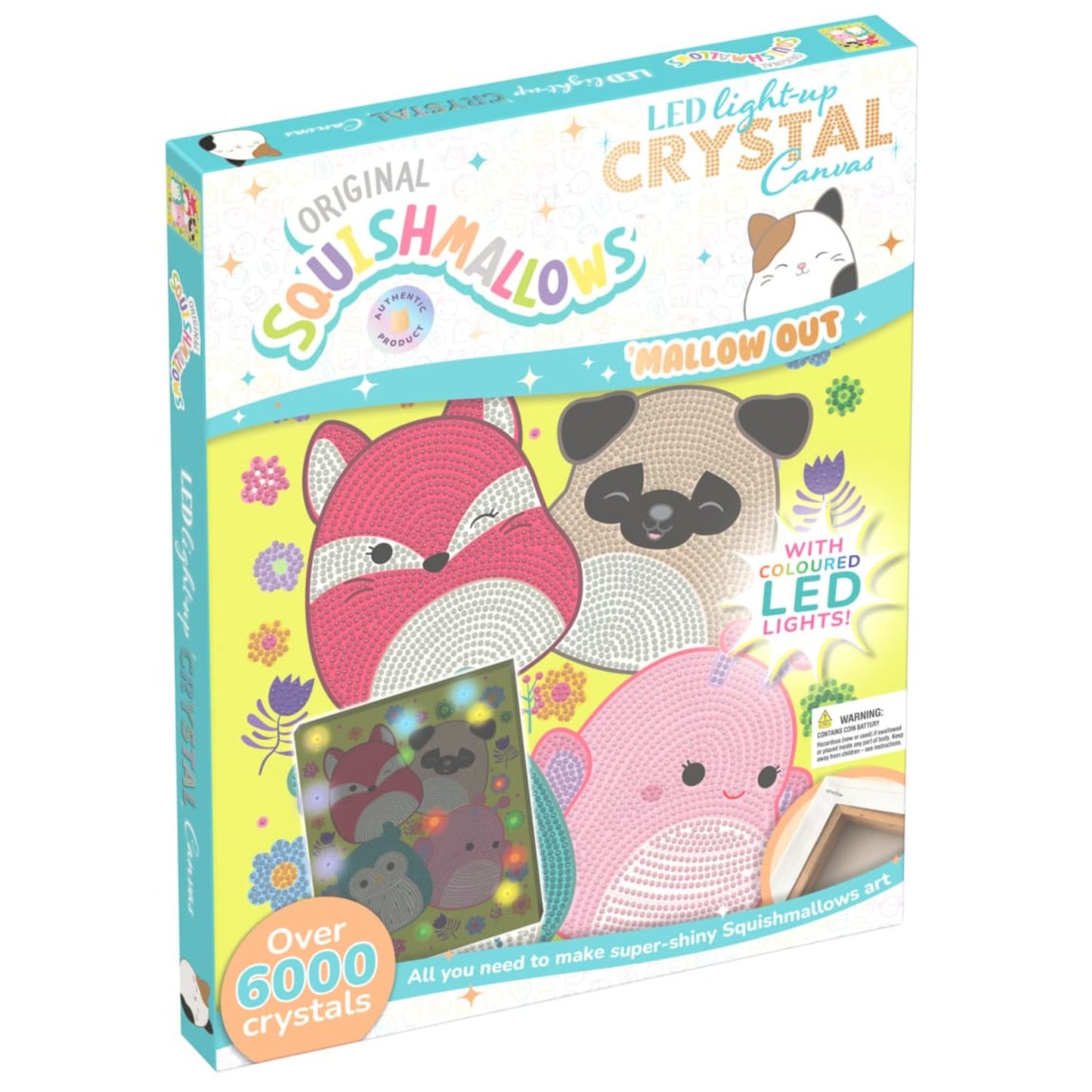 Squishmallows Mallow Out LED Crystal Canvas