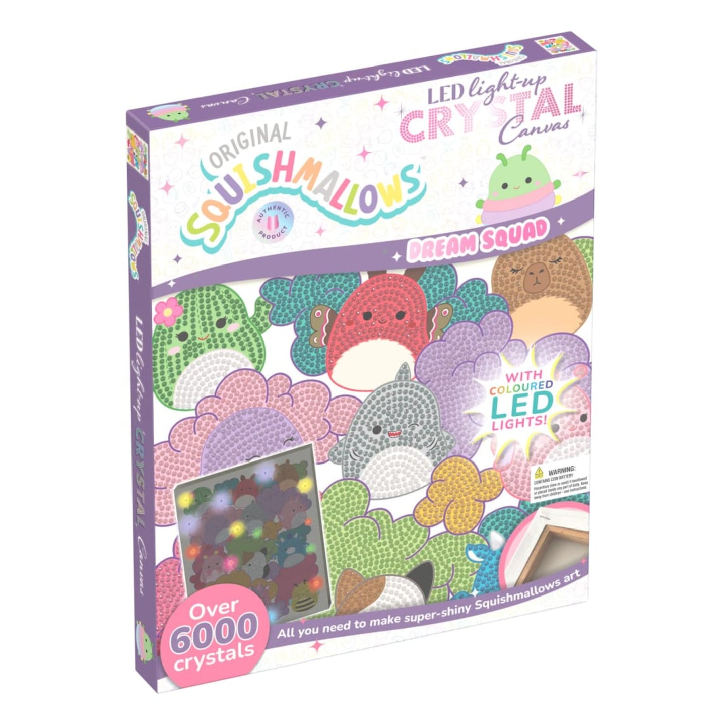 Squishmallows Dream Squad LED Crystal Canvas