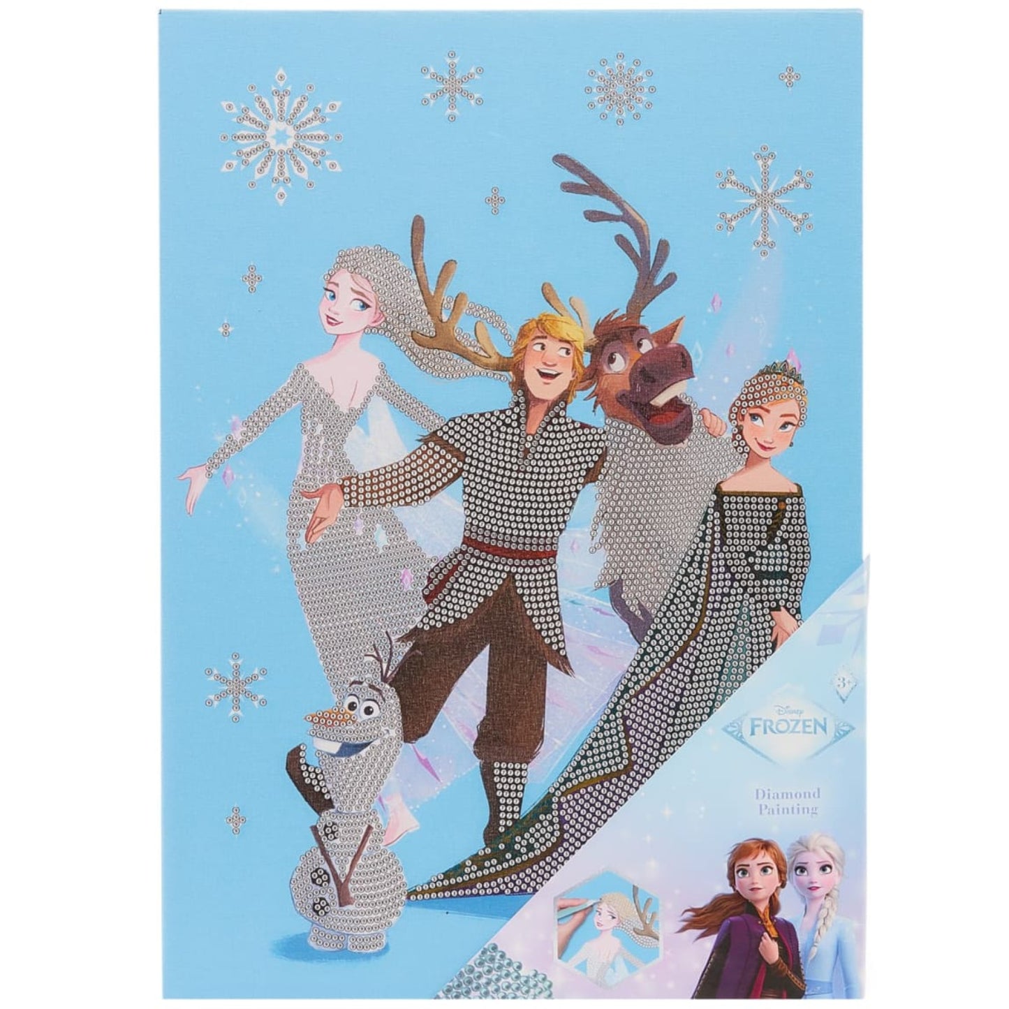 Frozen Crystal Canvas Art