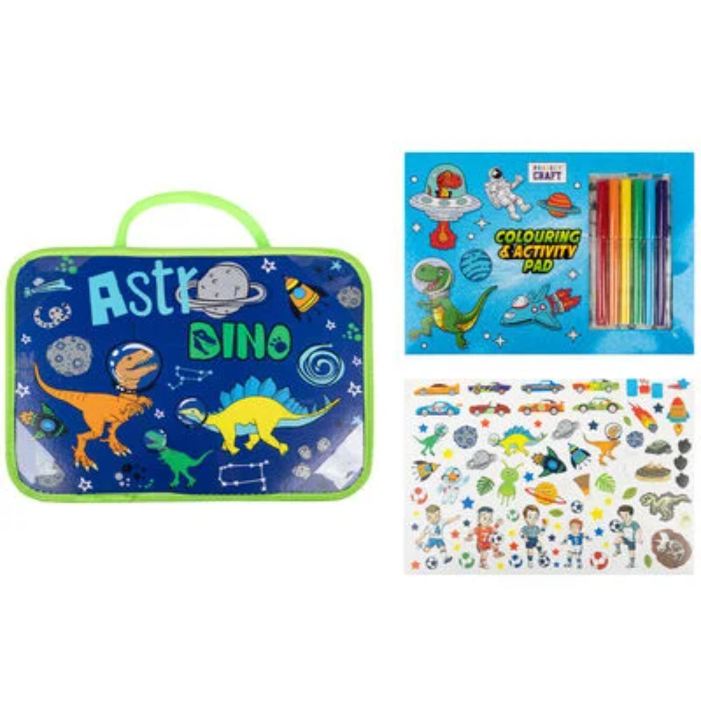 Plush Padded Travel Desk Activity Set