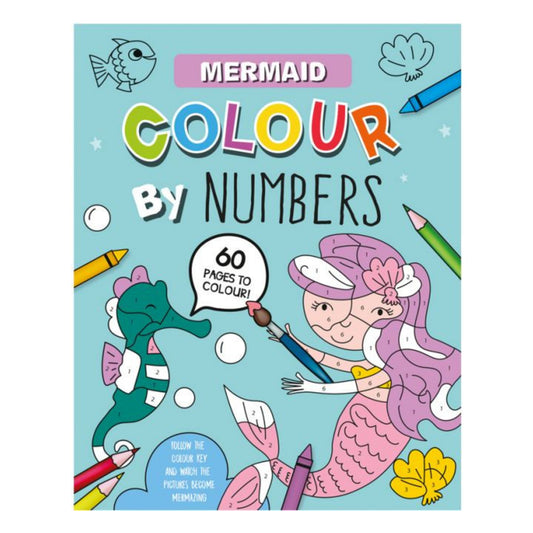 Mermaid Colour By Numbers