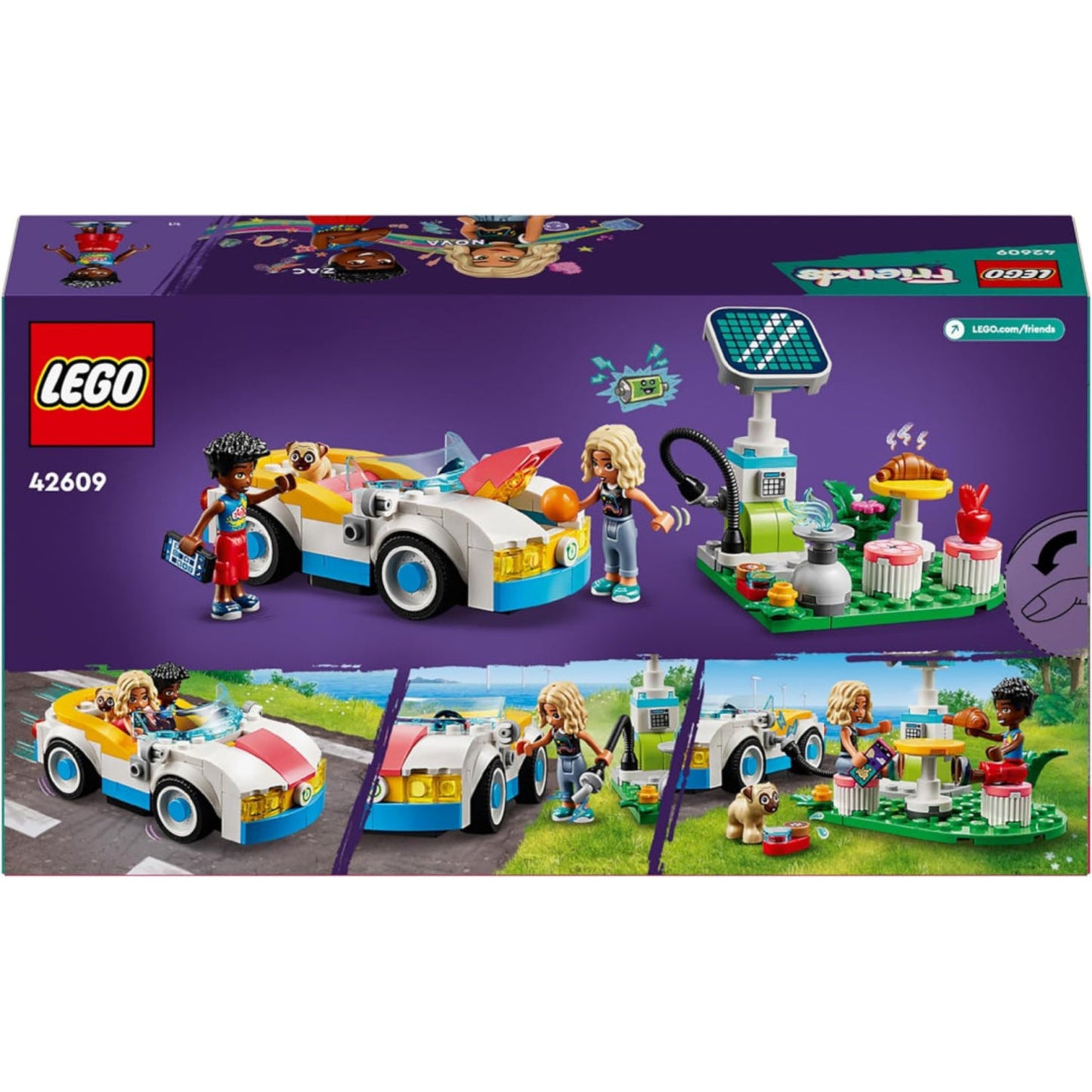 Lego Friends Electric Car and Solar Panel