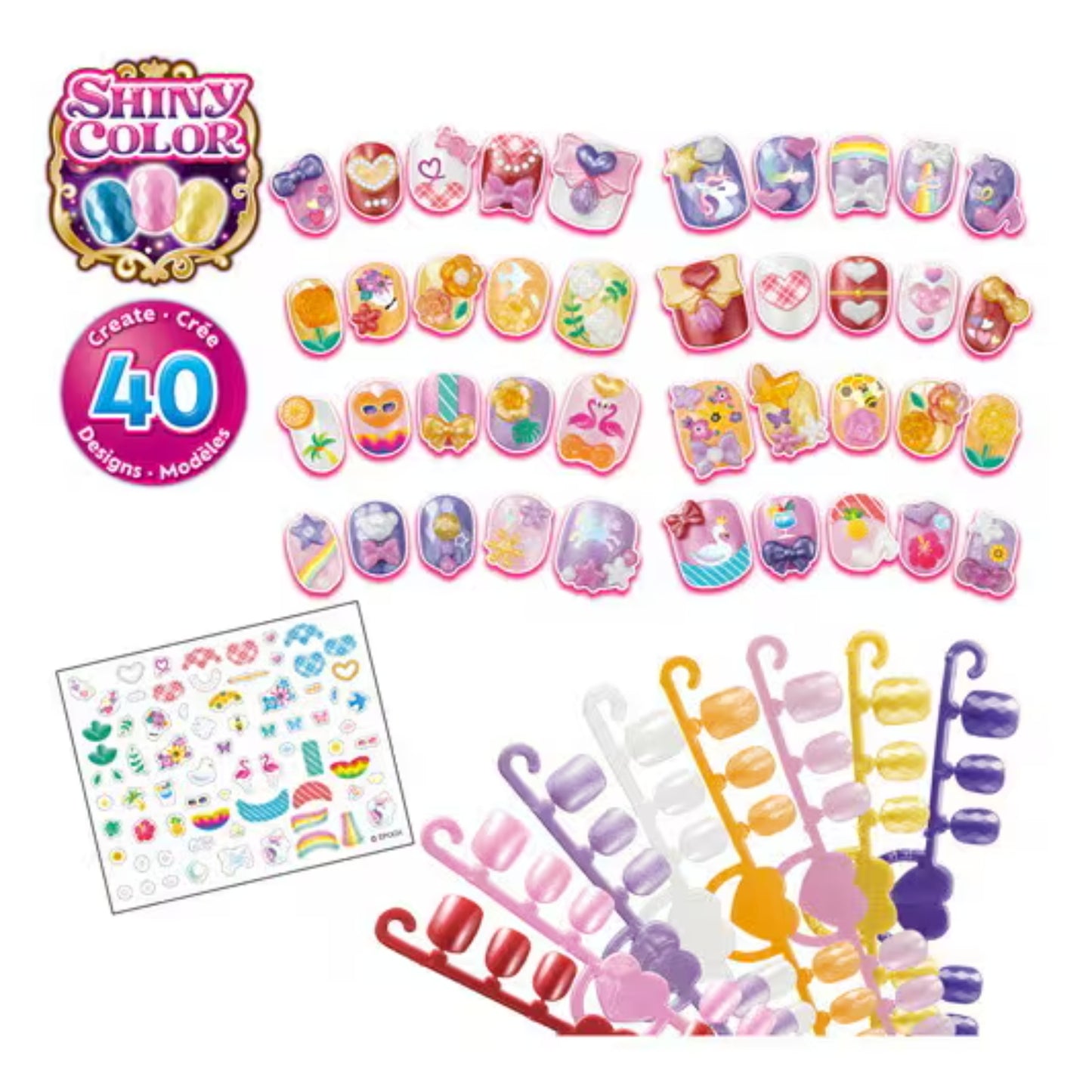 Aquabead Disney Princess Nail Studio + 2 Refill Recharge Packs