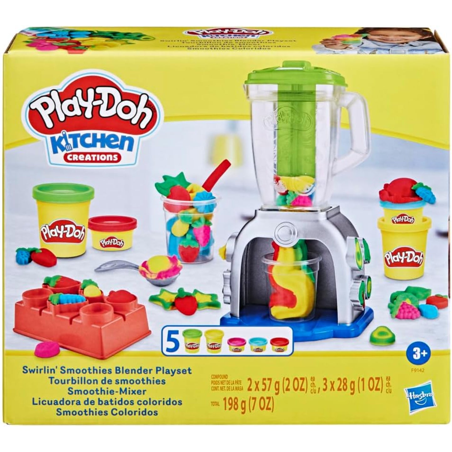 Play-Doh Kitchen Creations Swirlin' Smoothies Blender Dough Playset