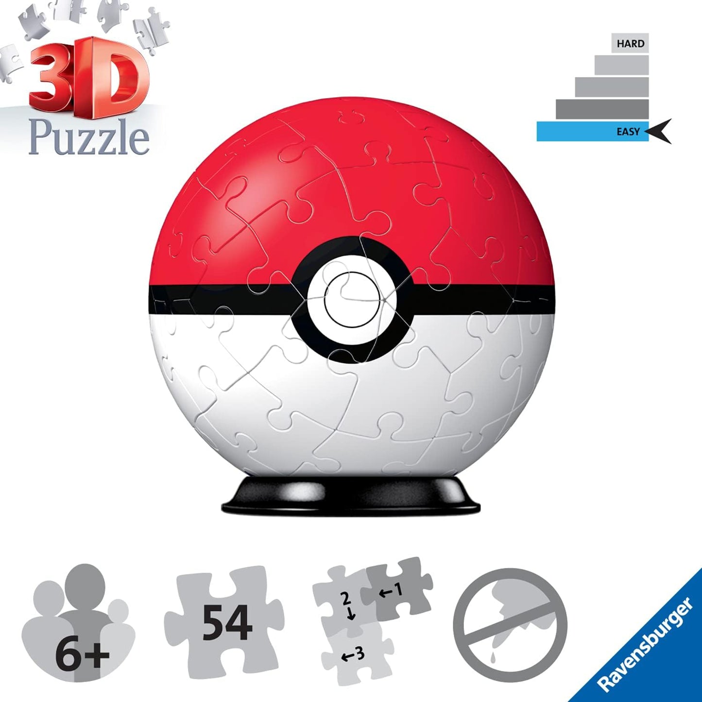 Ravensburger Pokemon 3D Puzzle - Pokeball