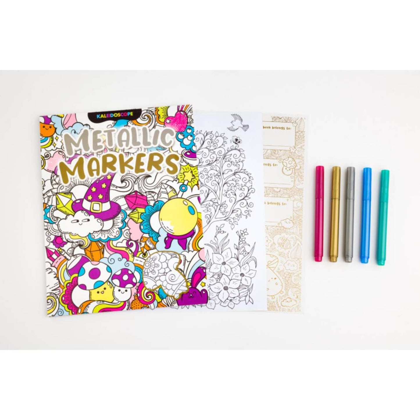 Metallic Markers Colouring Kit