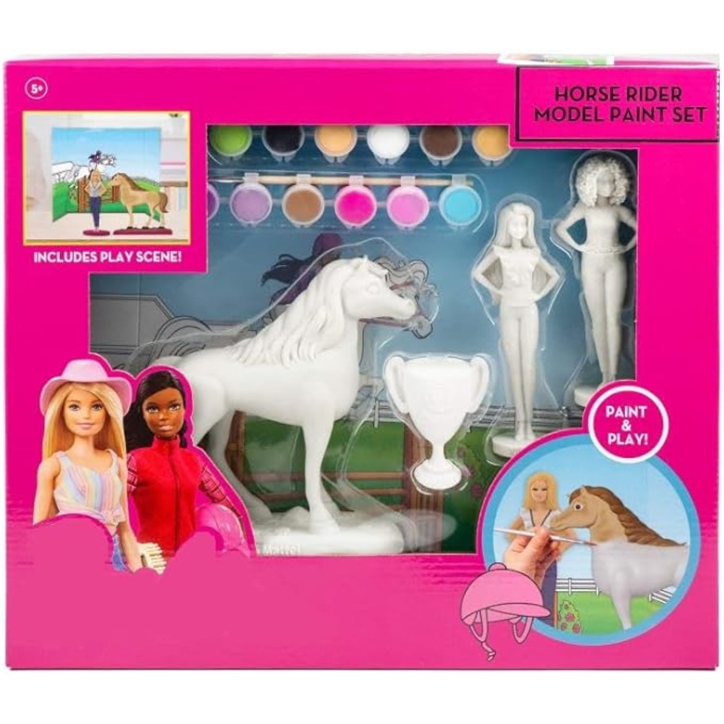 Barbie Horse Raider Model Paint Set