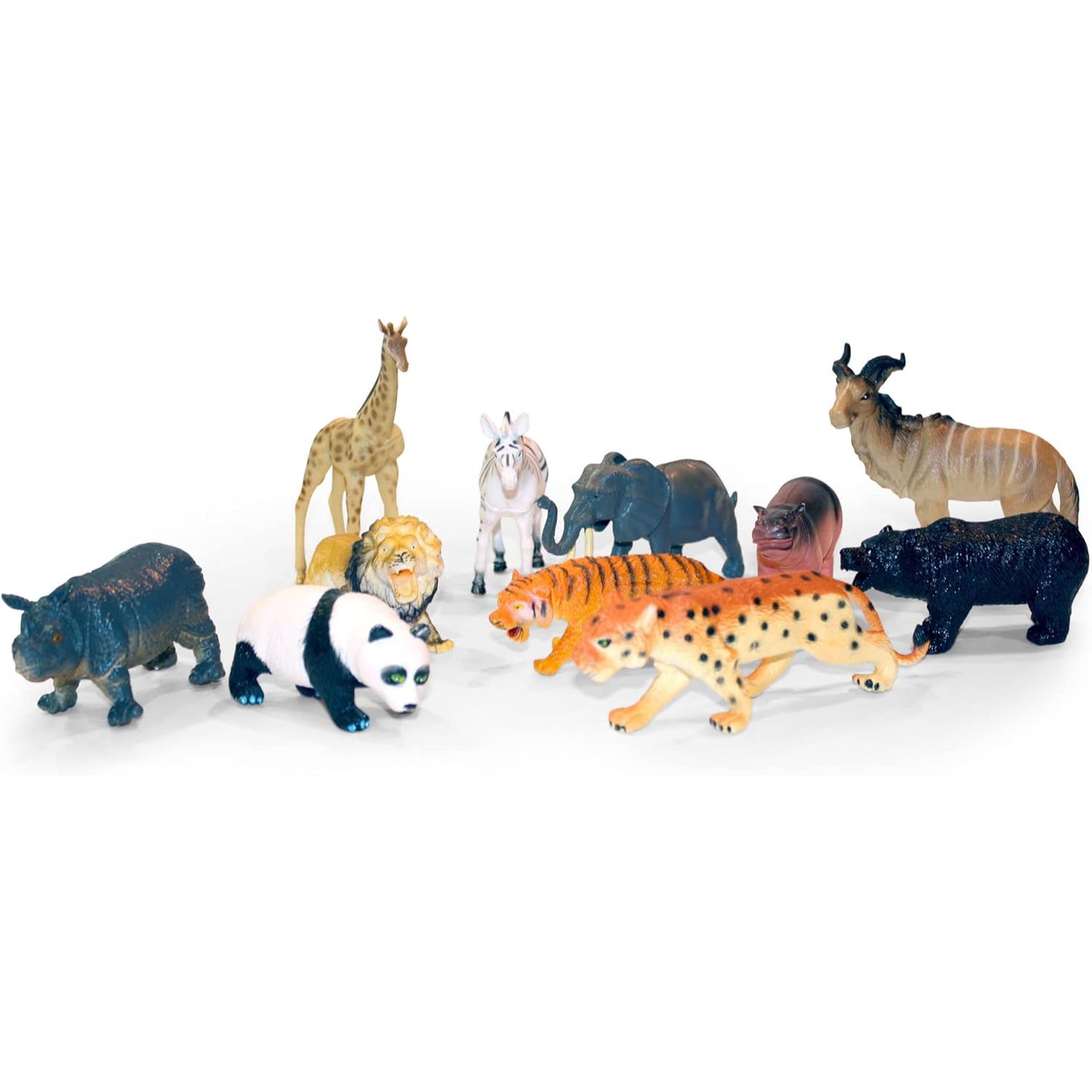 Wild Animals 6 Inch Figures - Pack of 12