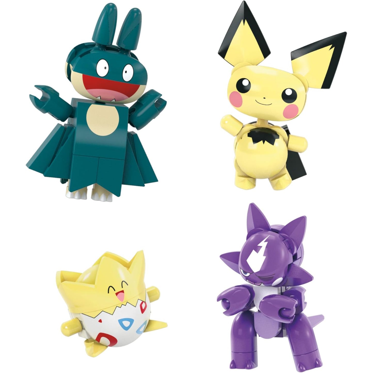 Pokemon MEGA Blocks Figures 8 Pack 189 Pieces (Reduced Packaging)