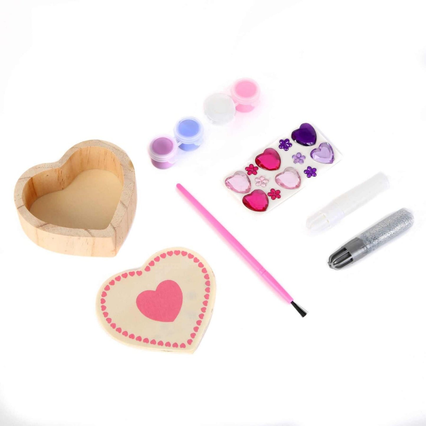 Melissa and Doug Wooden Heart Box Craft Kit