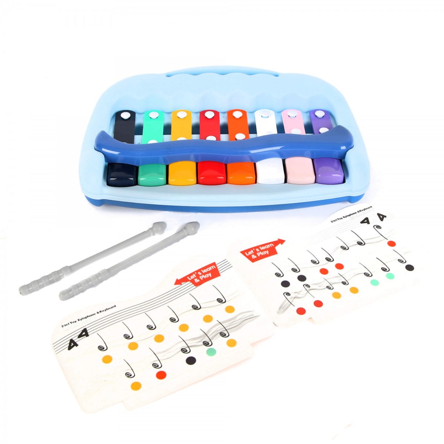 Good Art 2-in-1 Xylophone and Keyboard Musical Toy