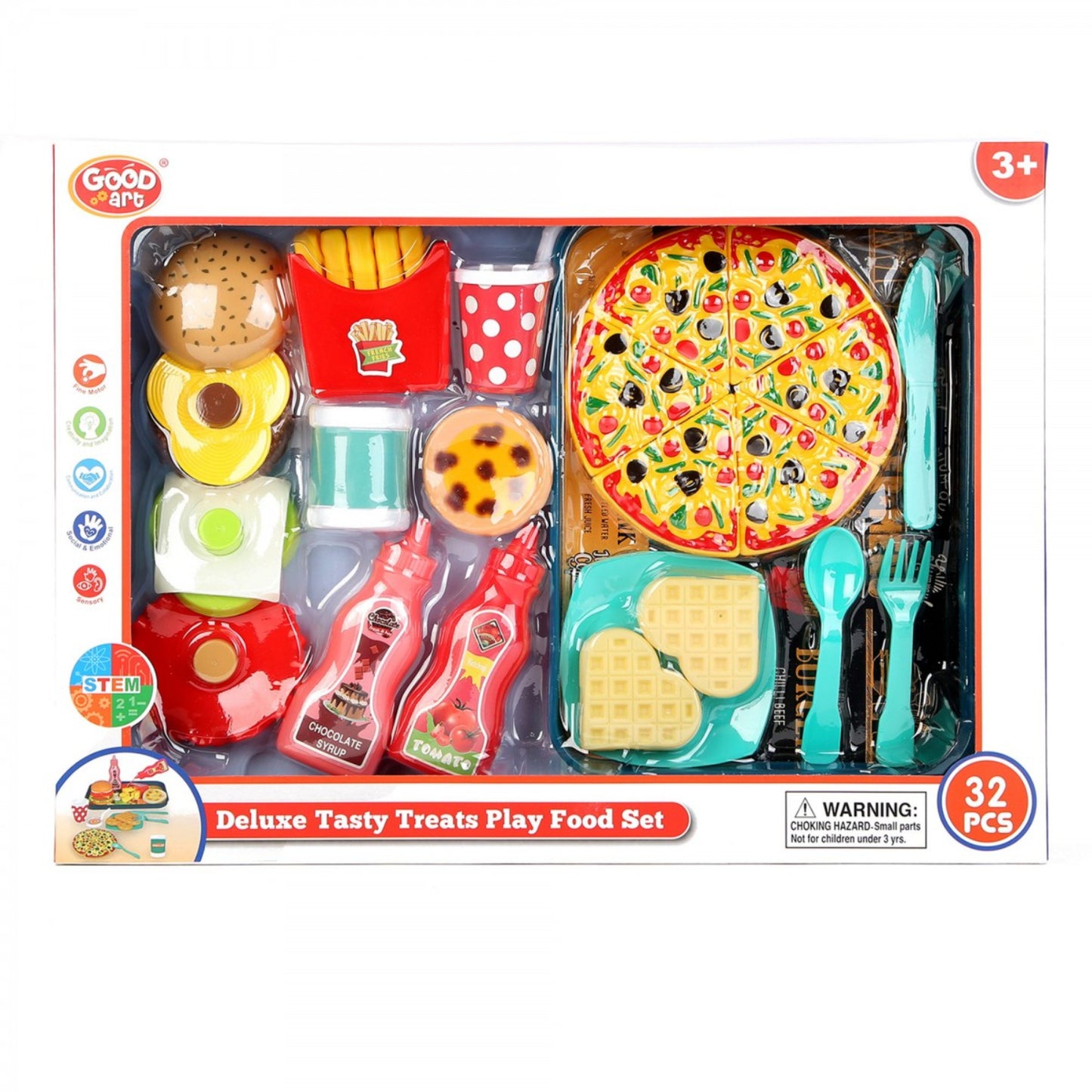 Good Art Deluxe 32 Piece Food Tray Set