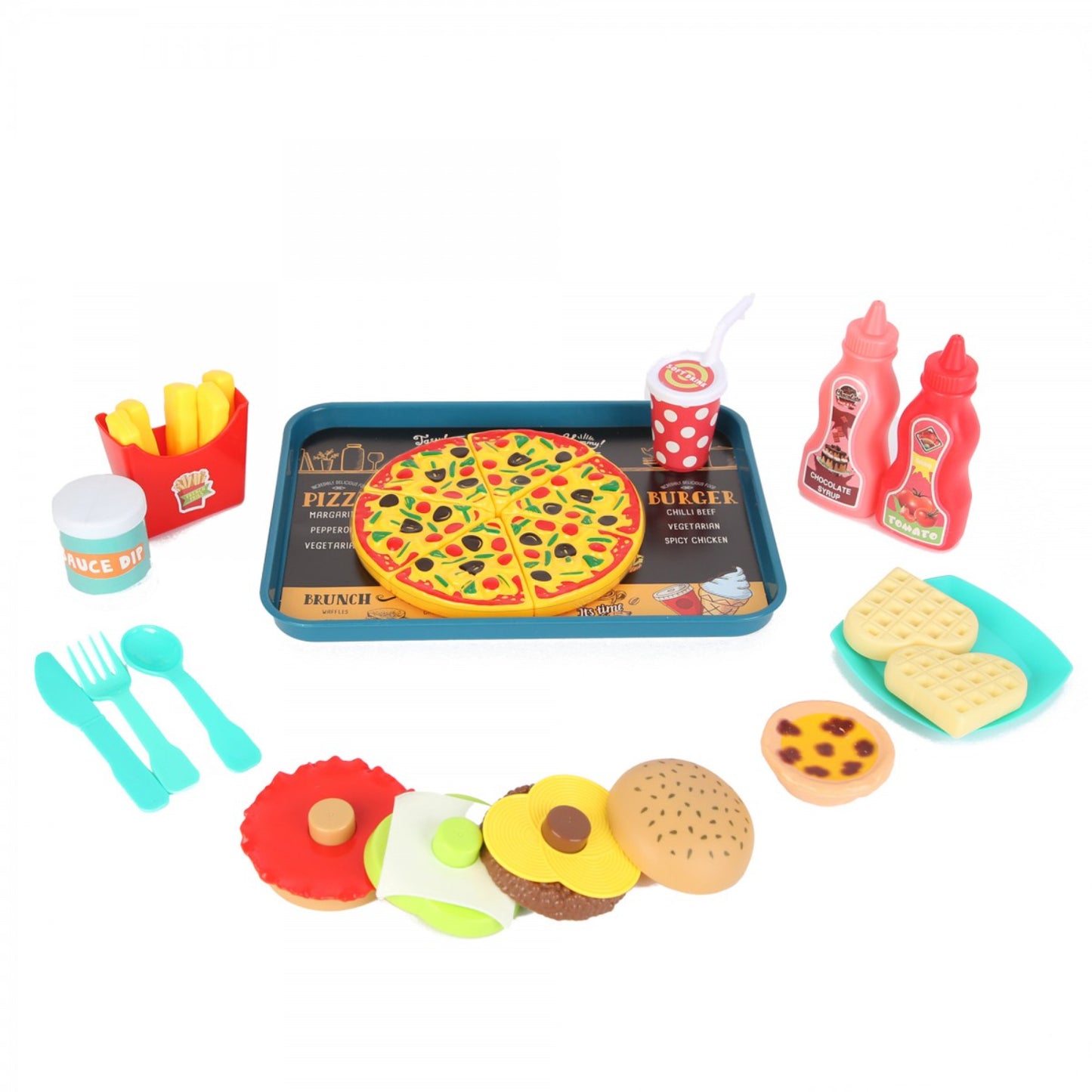 Good Art Deluxe 32 Piece Food Tray Set