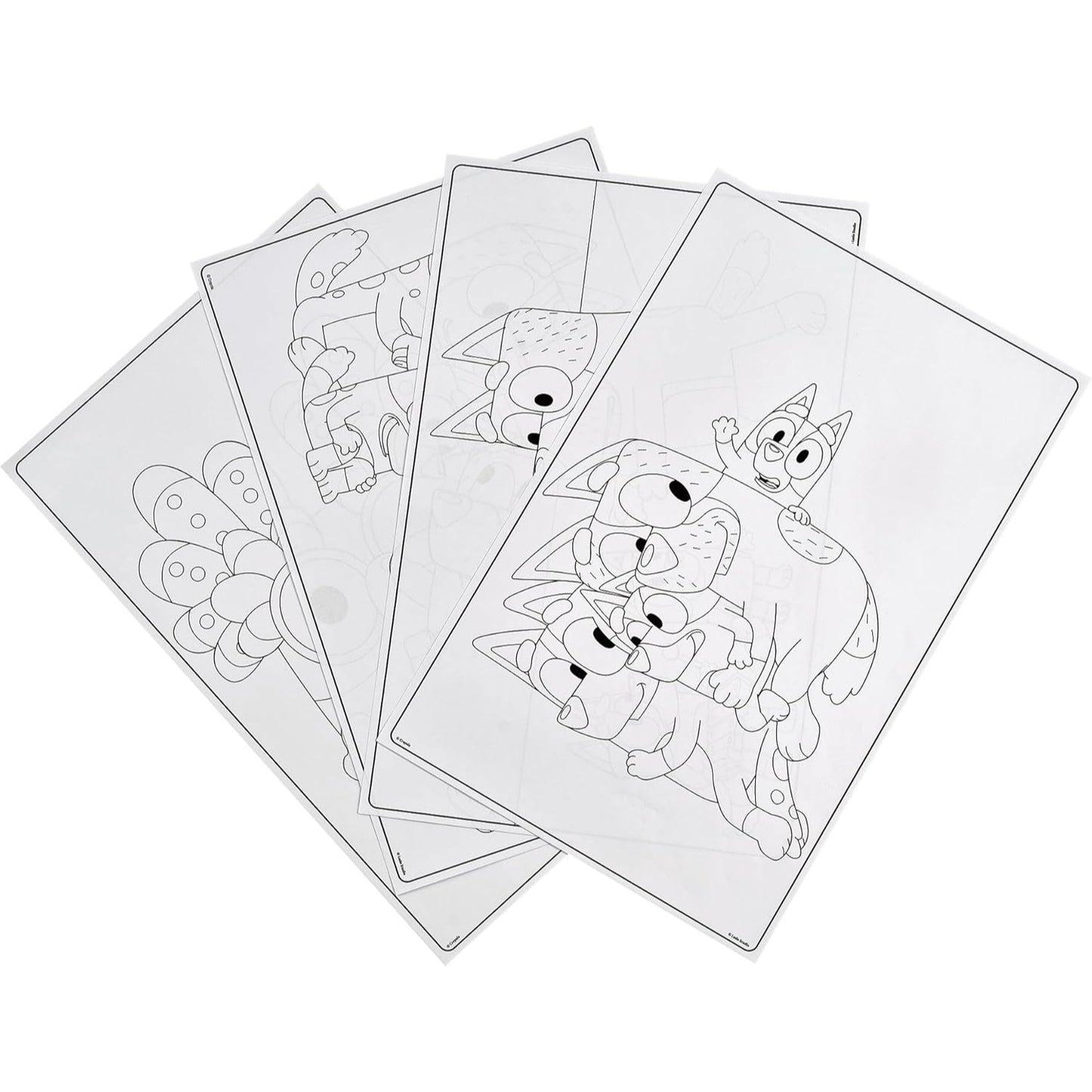 Bluey Giant Colouring Pages