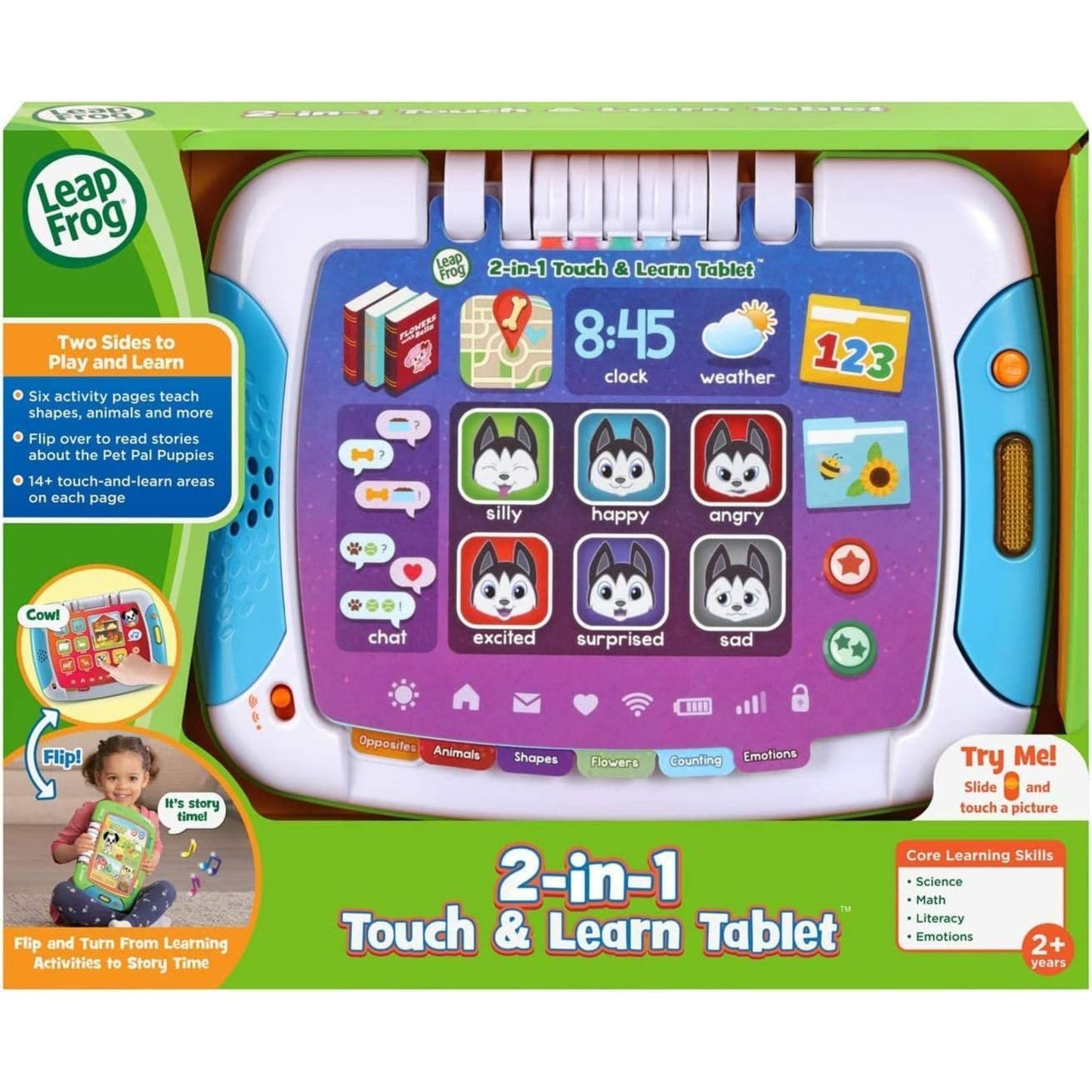 Leapfrog 2 in 1 Touch & Learn Tablet