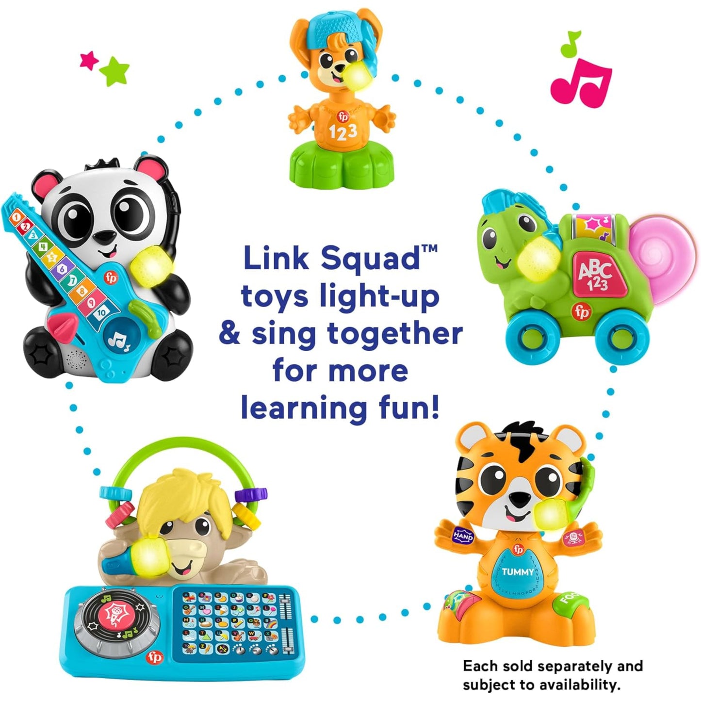 Fisher Price Linkimals Bop and Groove Tiger