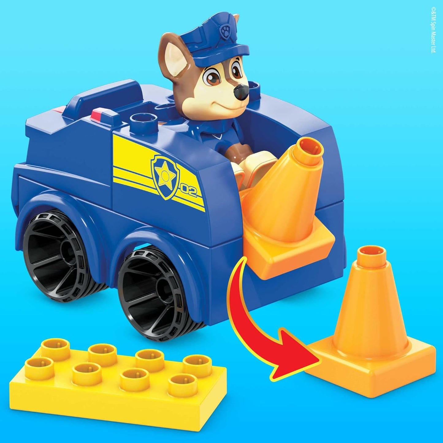 Paw Patrol Mega Bloks Chases Patrol Car