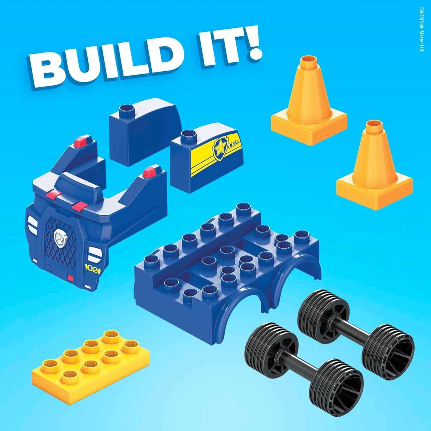 Paw Patrol Mega Bloks Chases Patrol Car