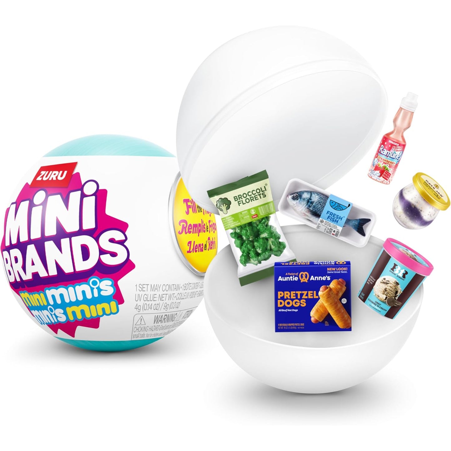 Mini Brands Fridge + 2 Balls Set