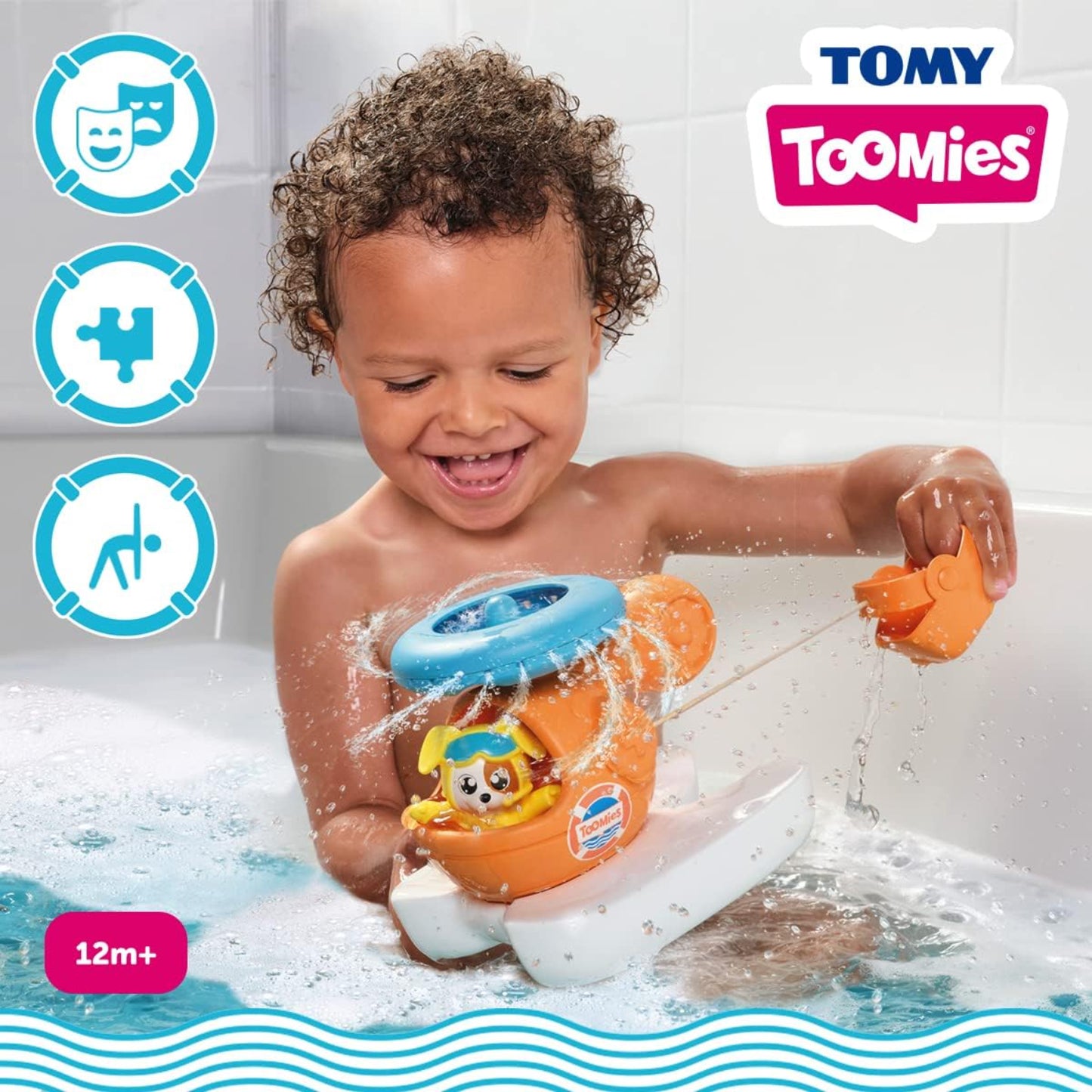 Tomy Toomies Helicopter Bath Set