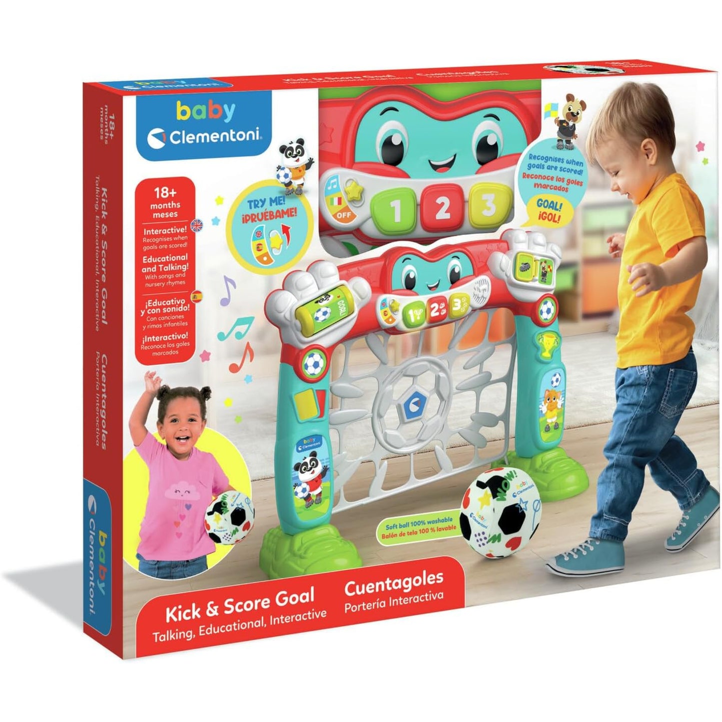 Baby Clementoni Interactive Football Goal