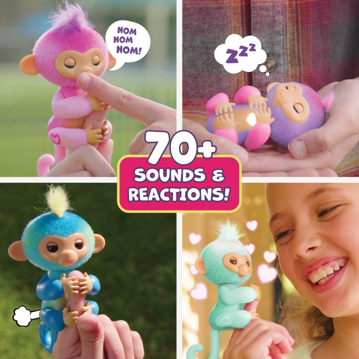 Fingerlings Monkey Teal - Leo