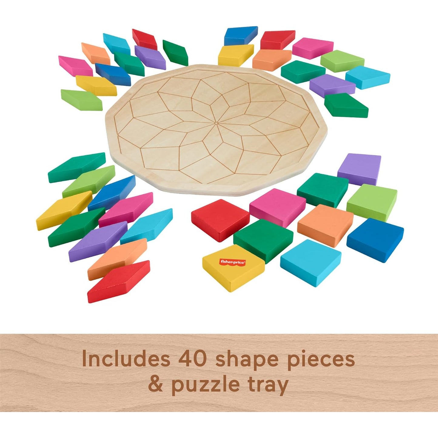 Fisher Price Wooden Mandala Puzzle
