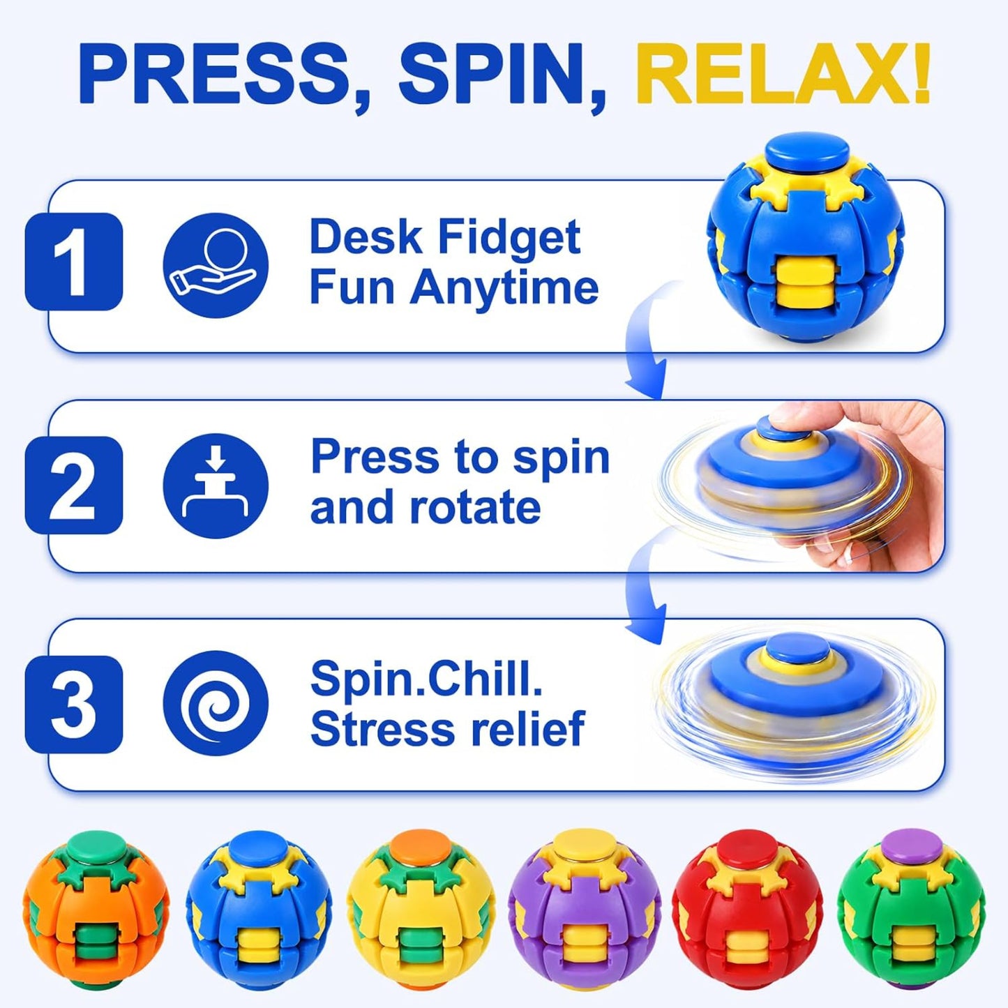 Gyro Press Spin Ball Assorted