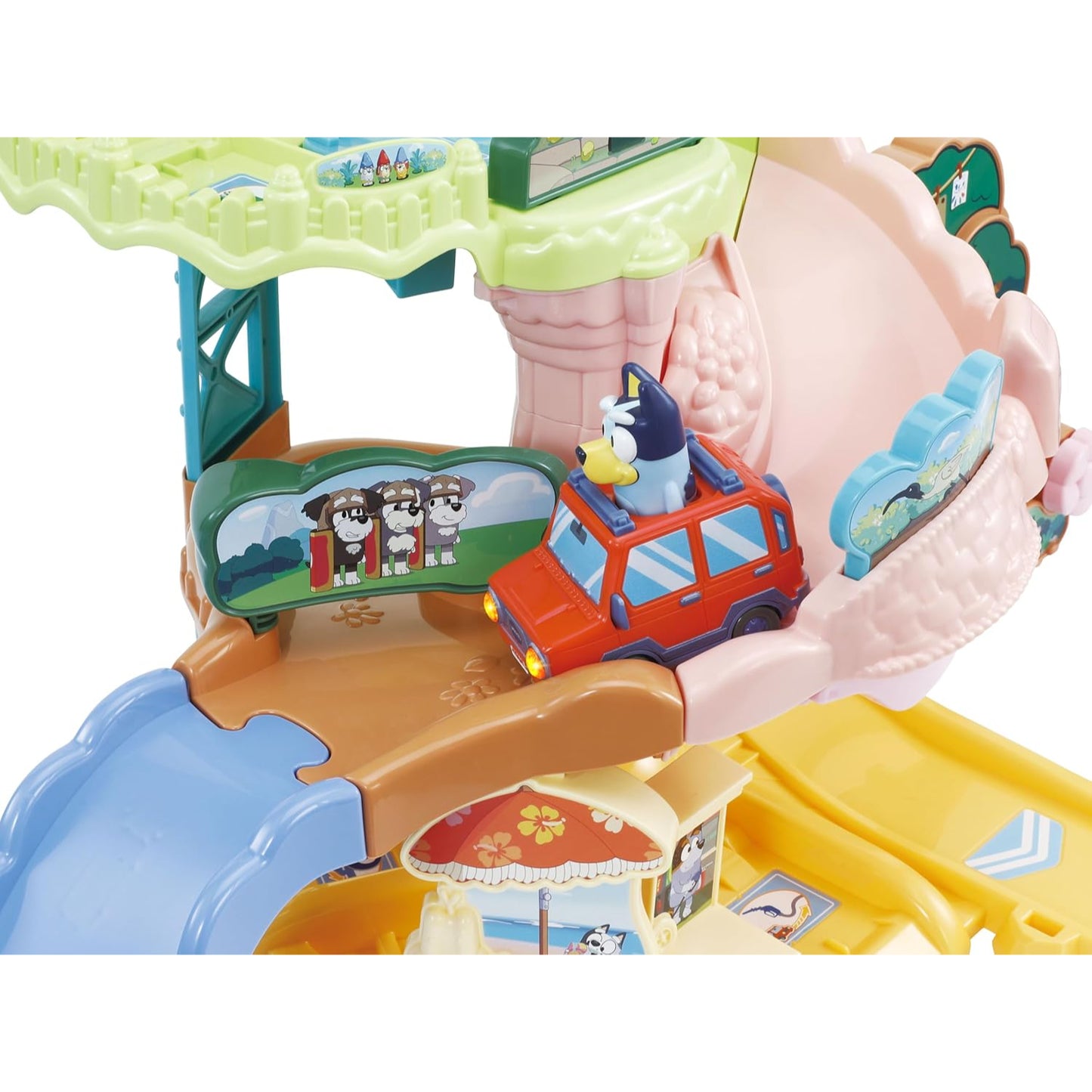 Bluey Toot-Toot Drivers Road Trip Play Set