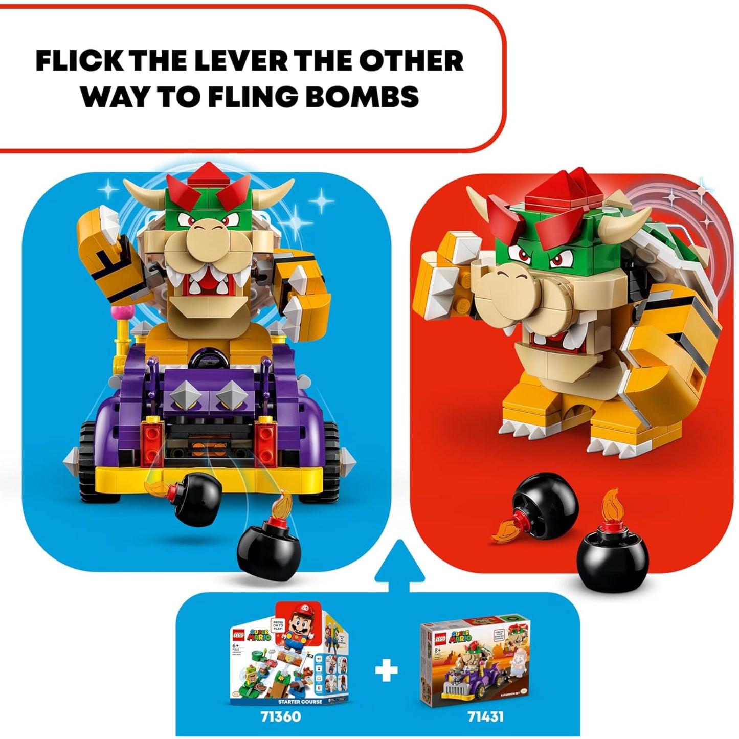 Lego Super Mario Bowsers Car