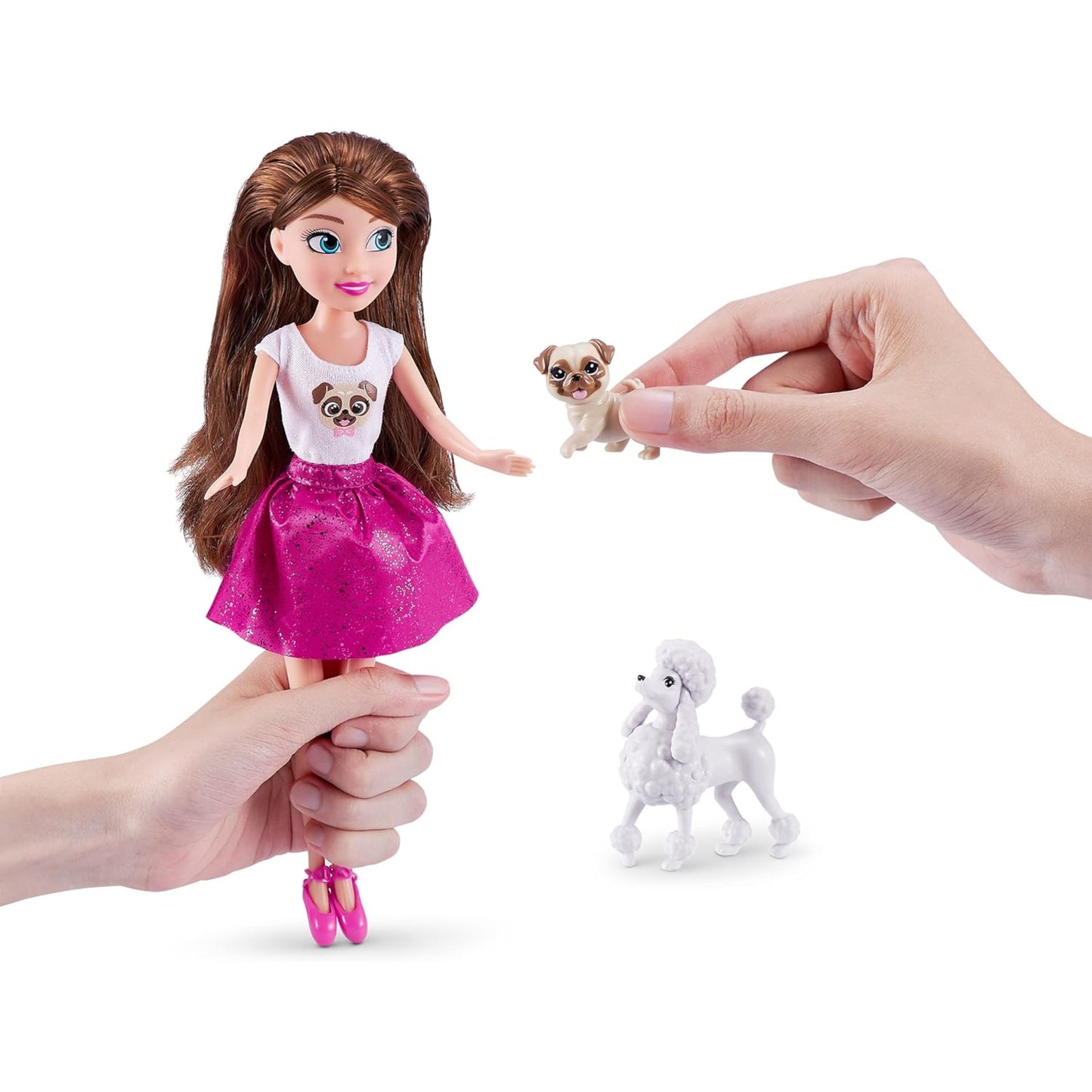 Sparkle Girlz Dog Walking Doll