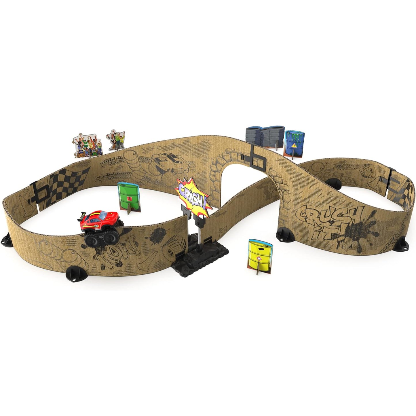 Car-Board Racers Monster Truck & Track