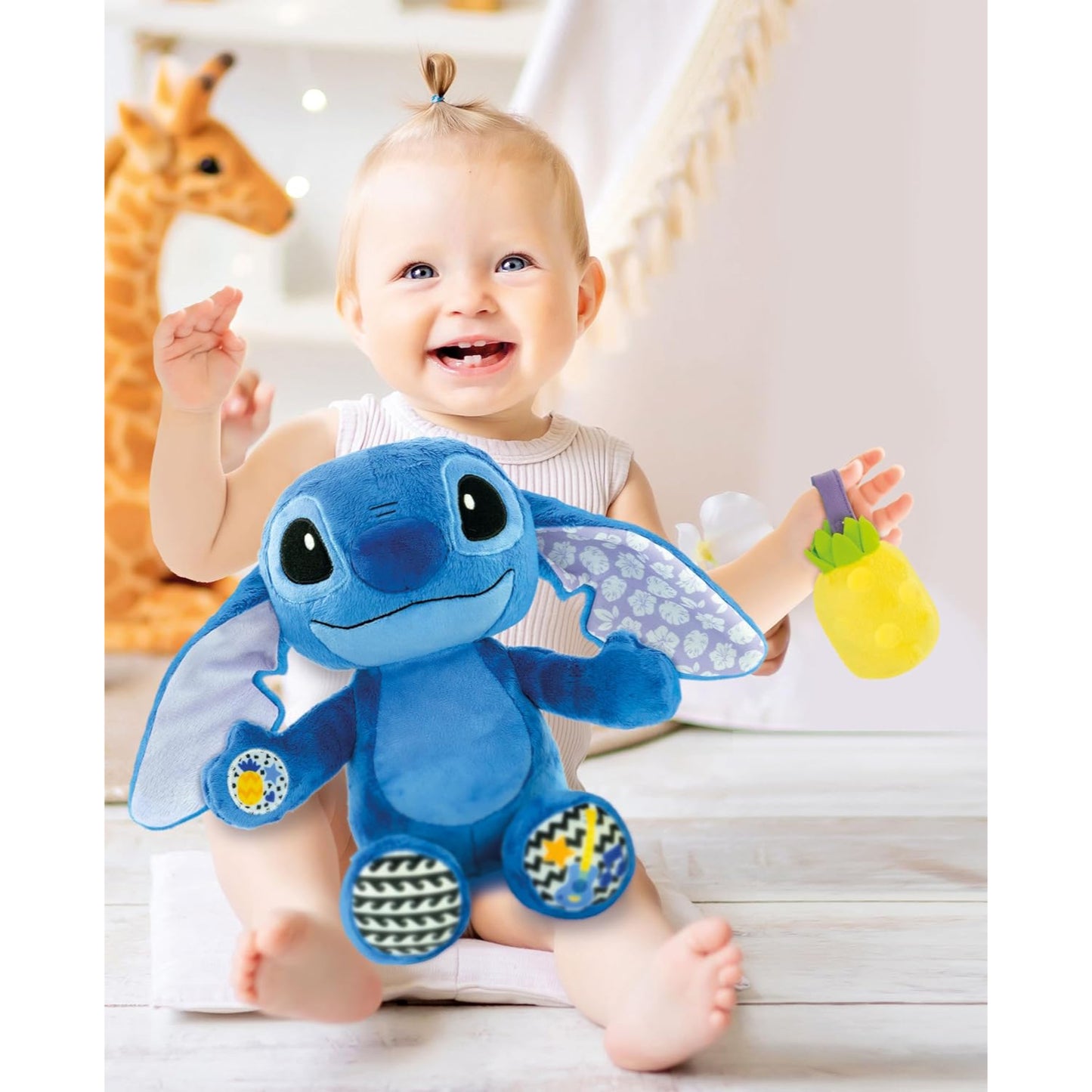 Clementoni Stitch Calm & Play Musical Plush