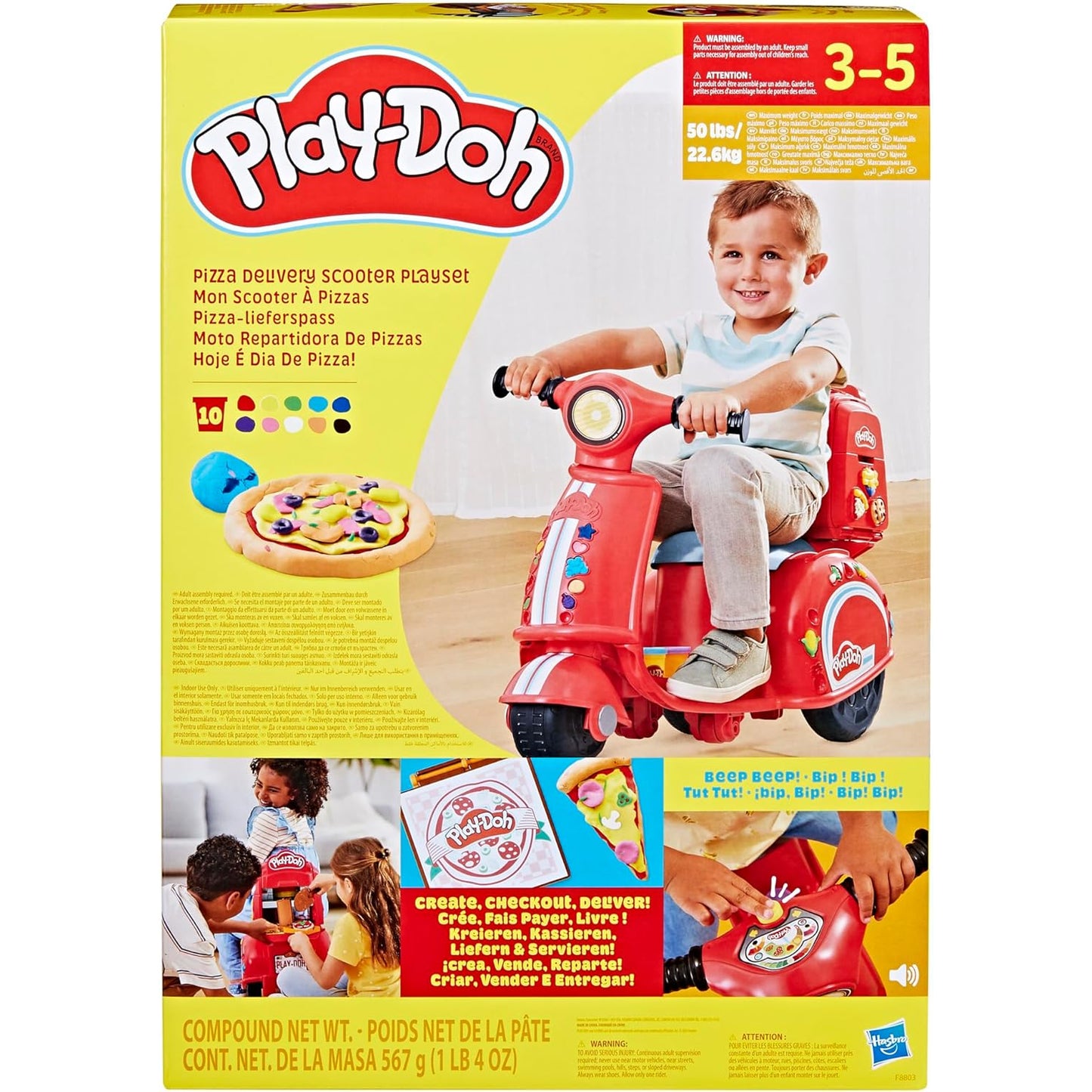 Play Doh Pizza Delivery Scooter
