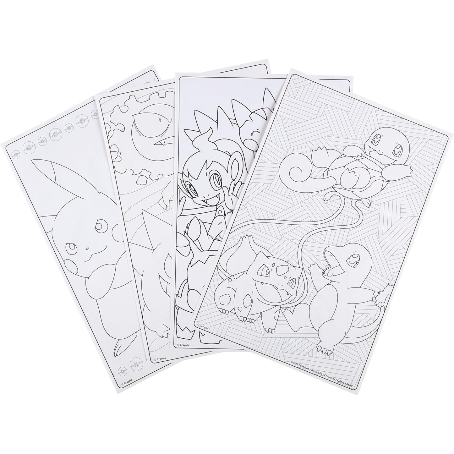 Crayola Pokemon Giant Colouring Pages