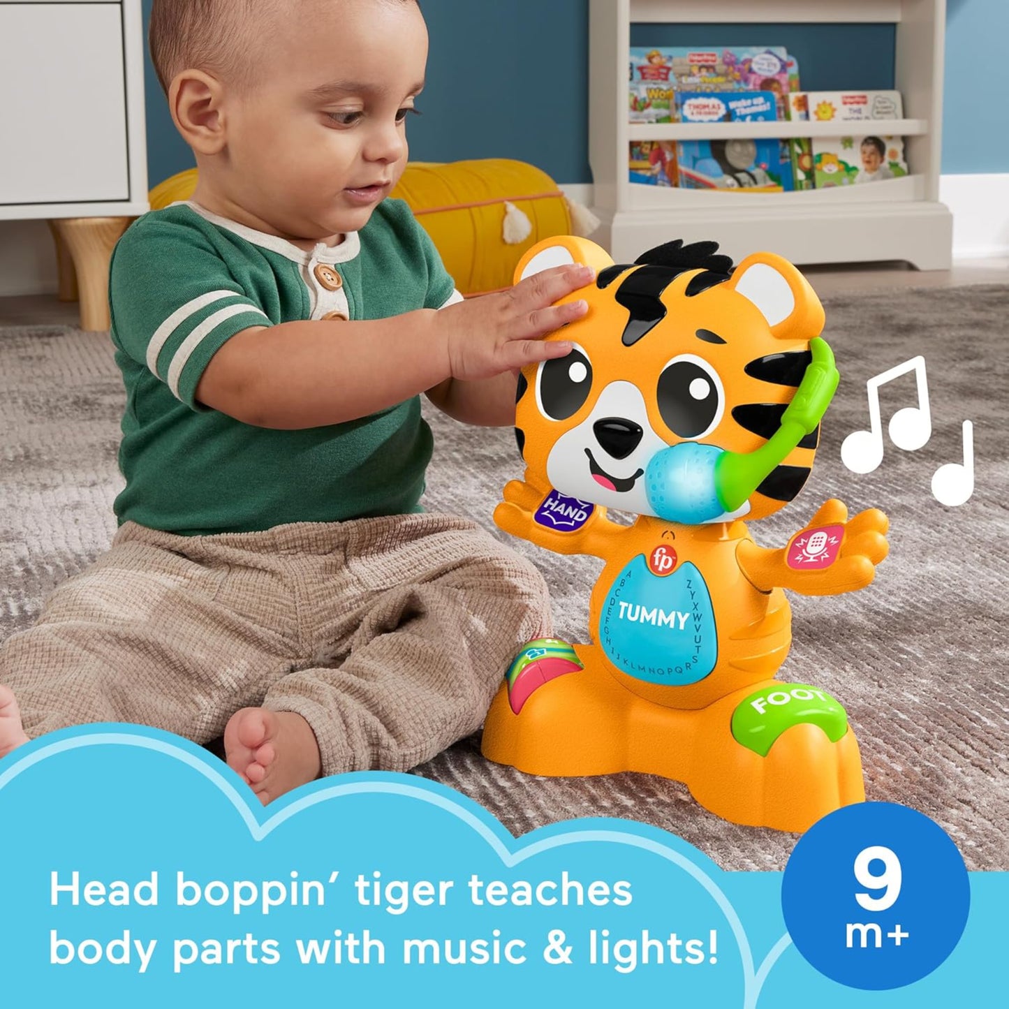 Fisher Price Linkimals Bop and Groove Tiger