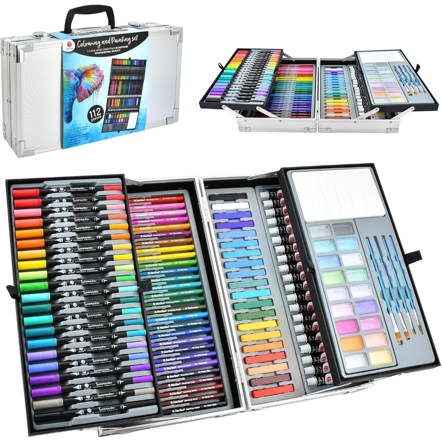 Deco Time Colouring and Painting Set