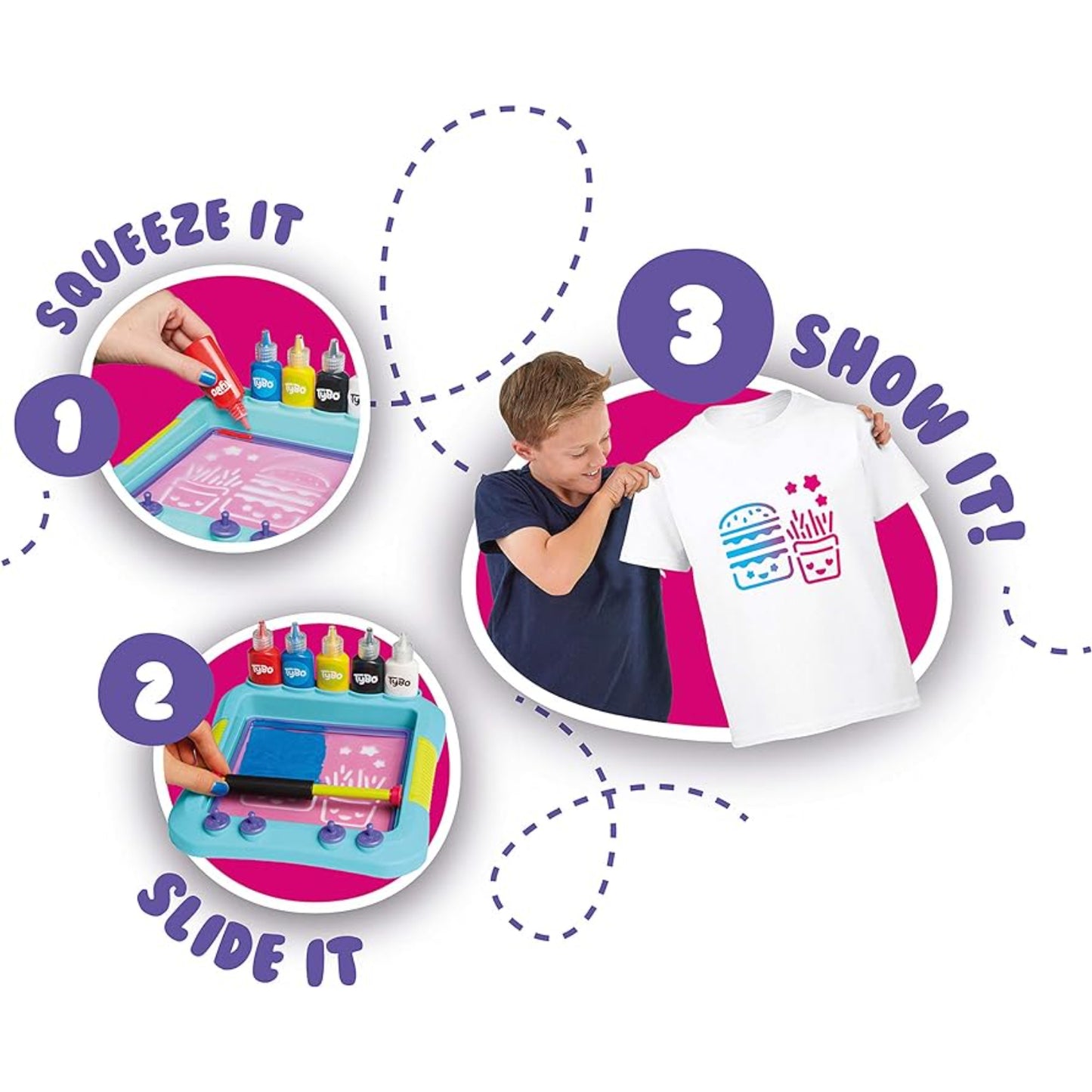 Tybo Tidy Tie Dye Print Studio