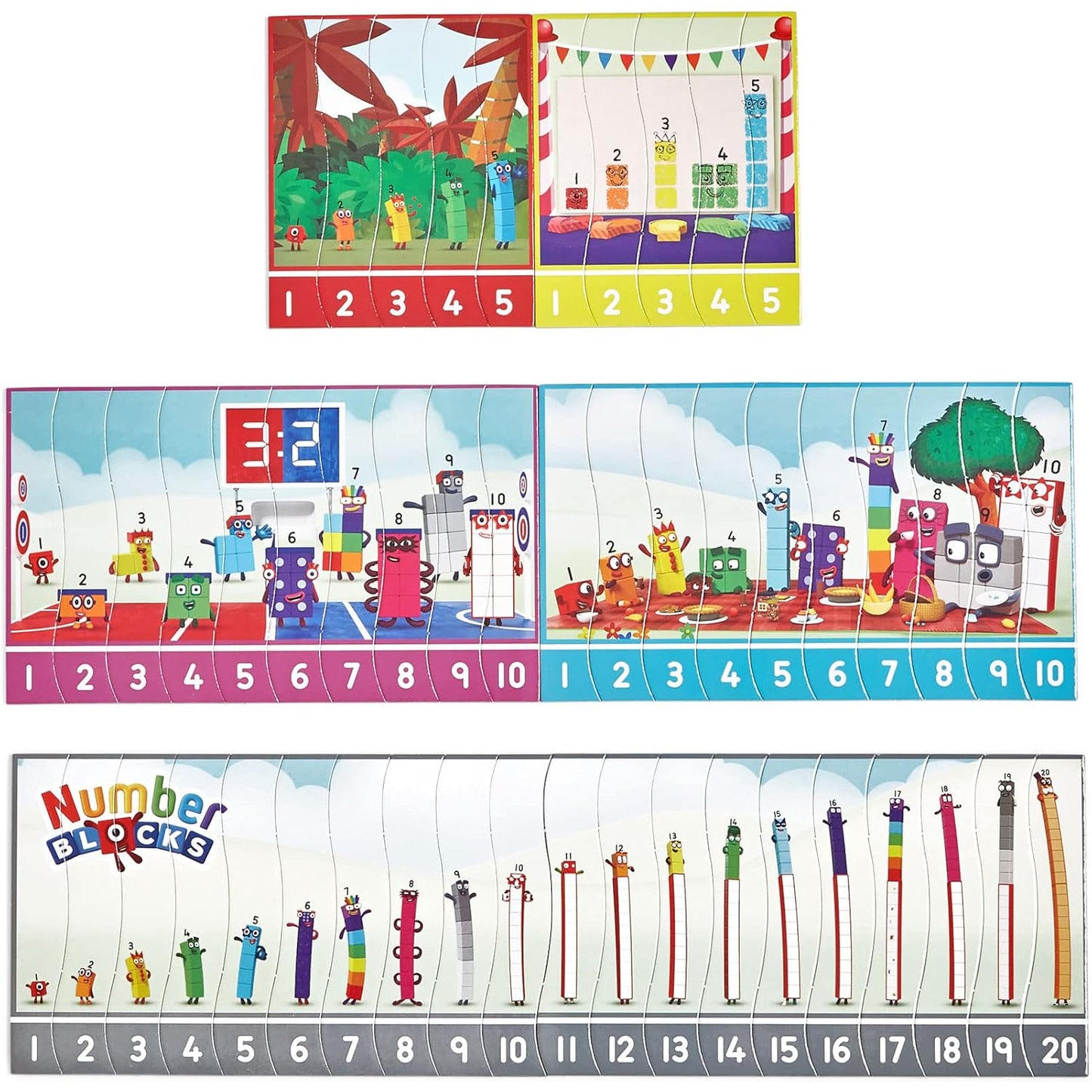 Numberblocks Sequencing Puzzle Set