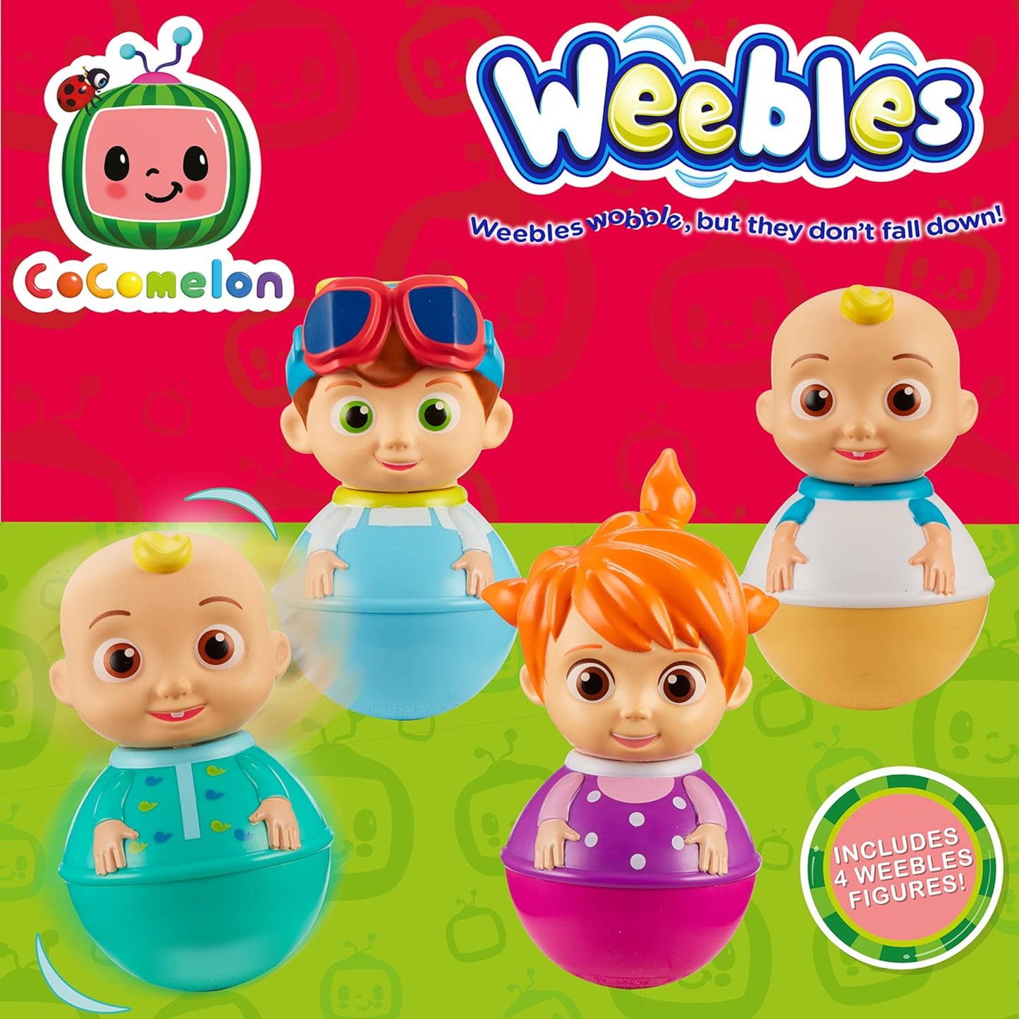 Cocomelon Weebles - 4 Pack