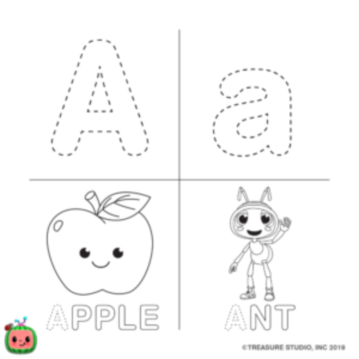 Cocomelon ABC Fun Colouring Pad